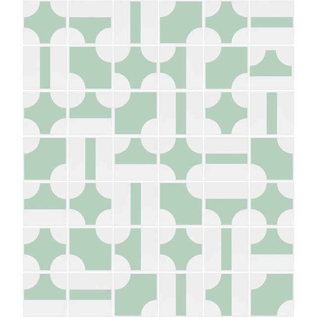 Azulejo Painel Túnel - Verde Claro