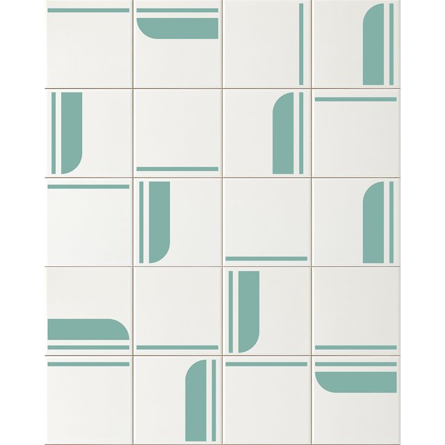 Azulejo Painel Vagão - Verde Menta