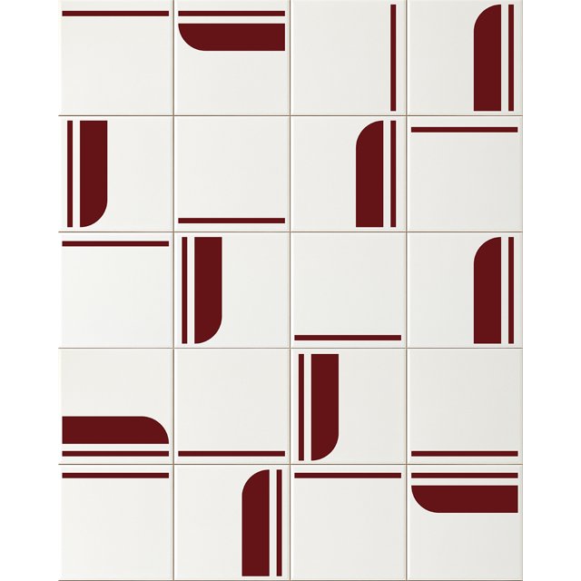 Azulejo Painel Vagão - Vinho