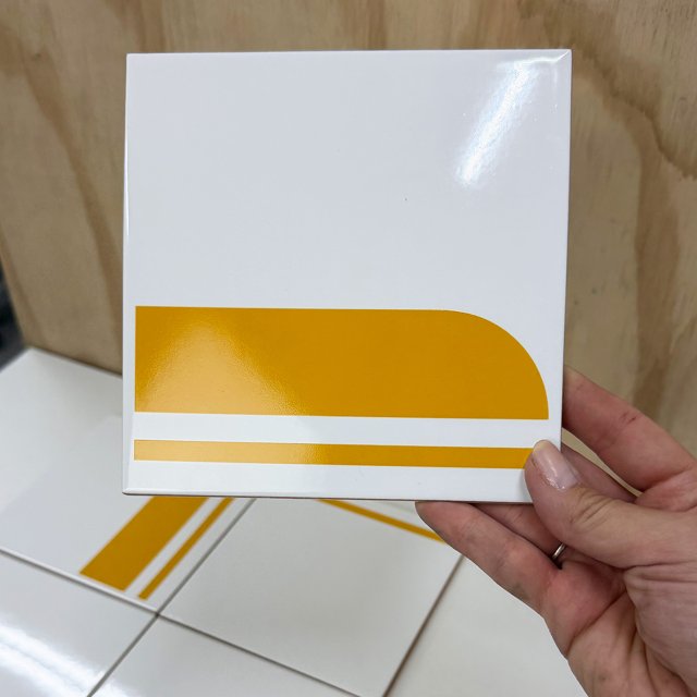 Azulejo Painel Vagão - Amarelo