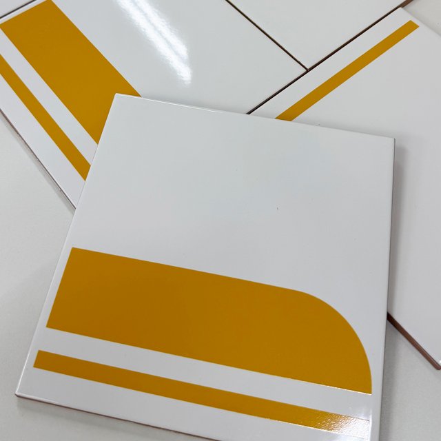 Azulejo Painel Vagão - Amarelo