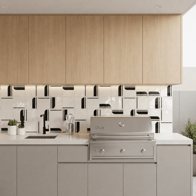 Azulejo Painel Vagão - Preto