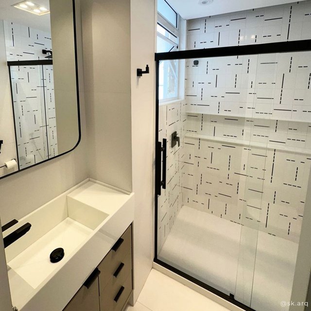 Azulejo Decor Lines 2 - Preto