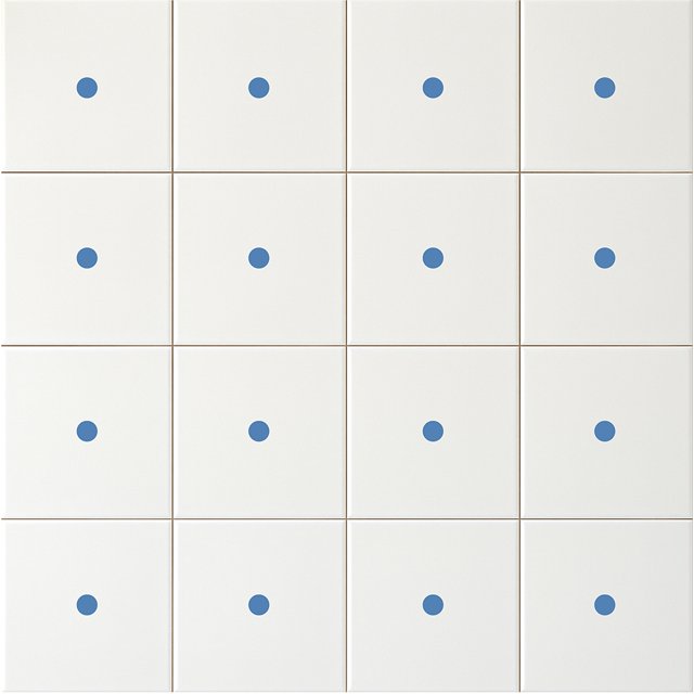 Azulejo Tuini Ponto - Azul Médio