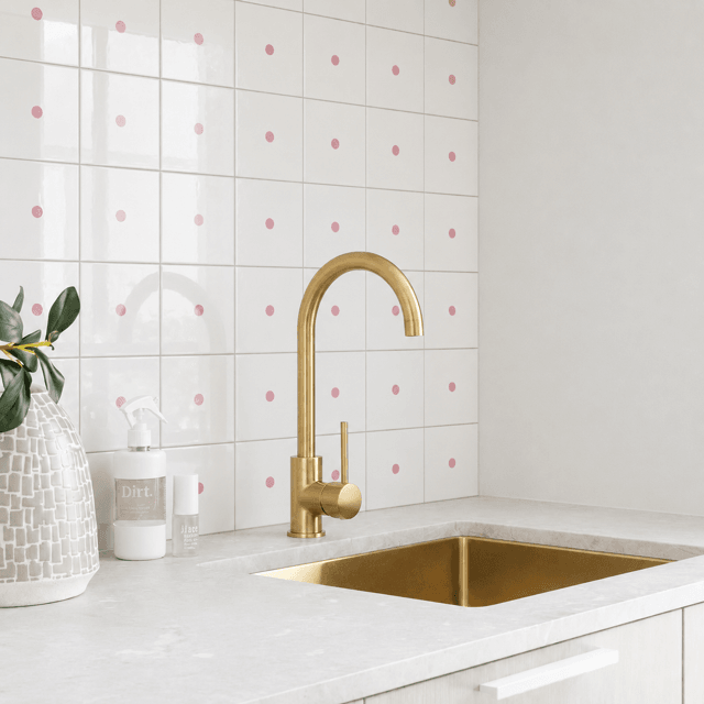 Azulejo Tuini Ponto - Rosa