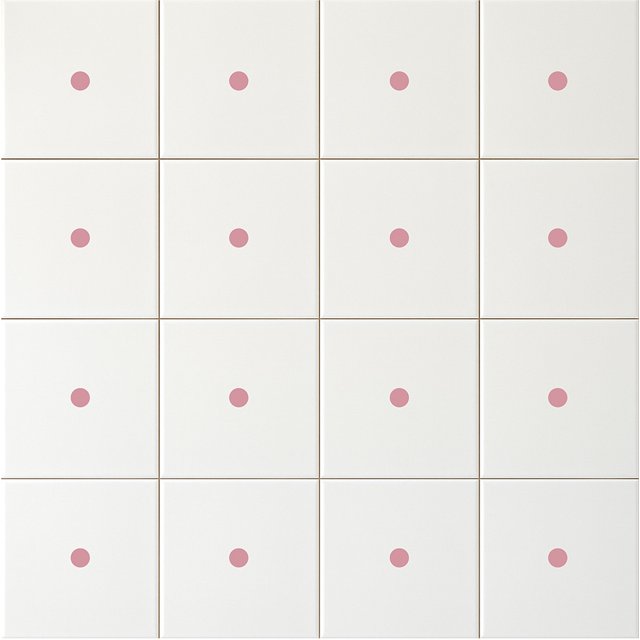 Azulejo Tuini Ponto - Rosa