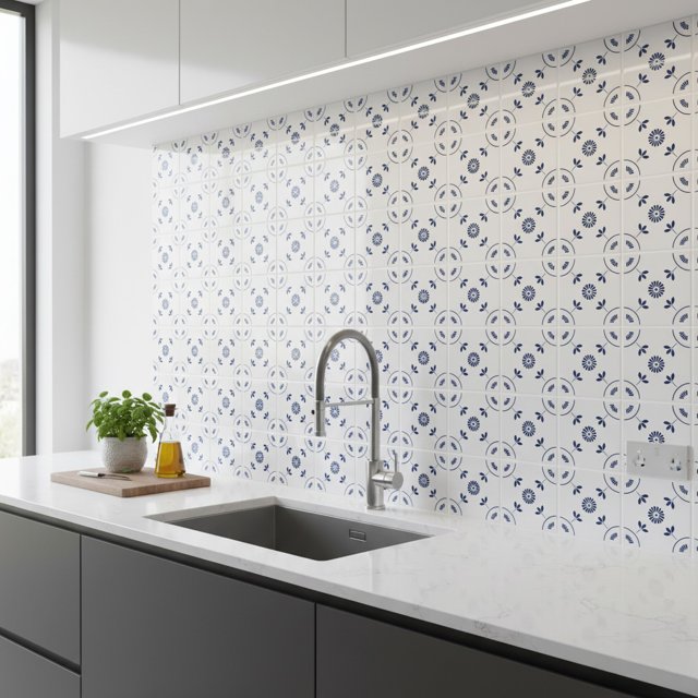 Azulejo Português Port 012 - Azul Escuro