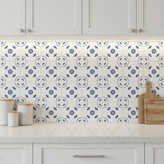 Azulejo Português Port 012 - Azul Escuro