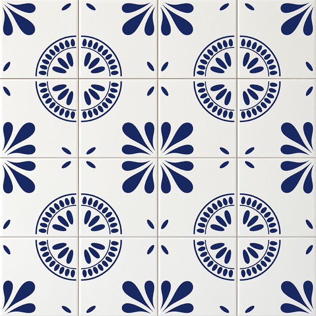 Azulejo Português Port 014 - Azul Escuro 