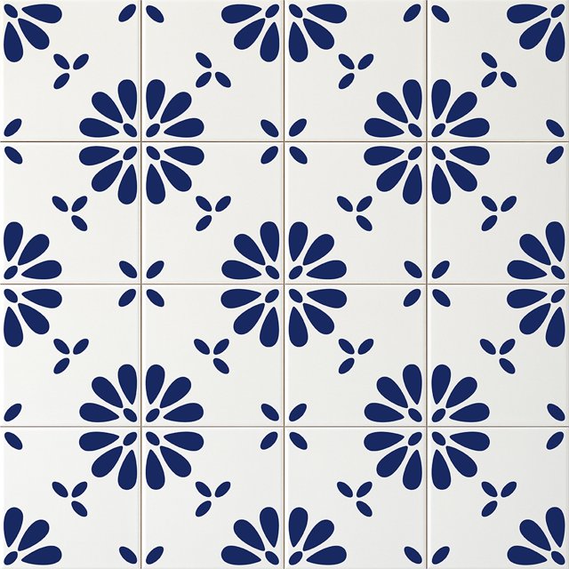 Azulejo Português Port 015 -  Azul Escuro