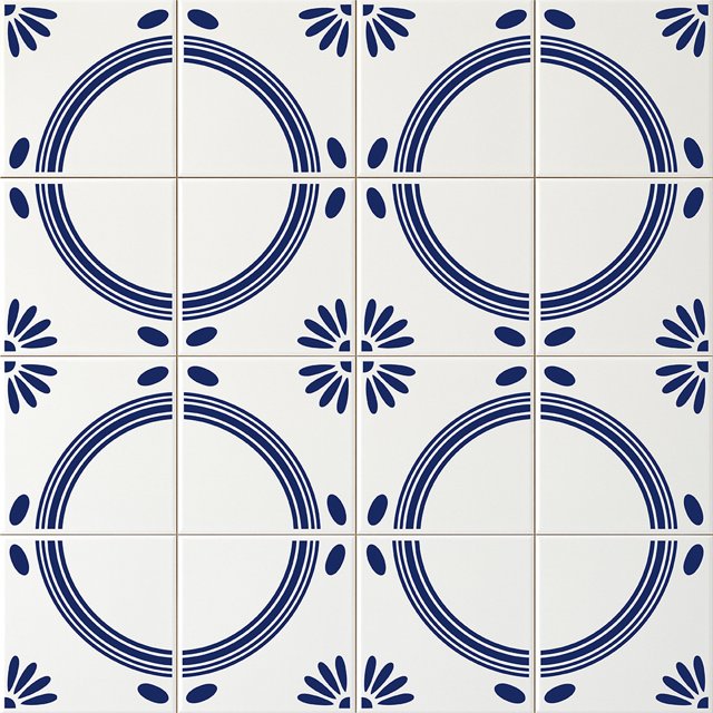 Azulejo Português - Port 016 - Azul Escuro