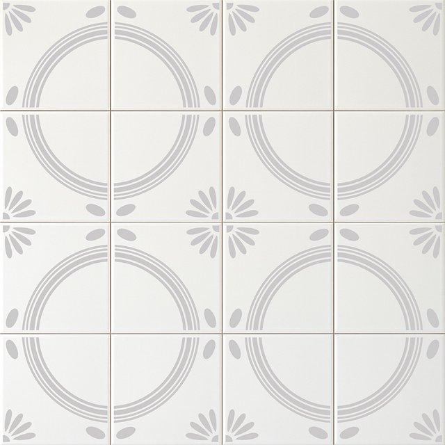 Azulejo Português - Port 016 - Cinza