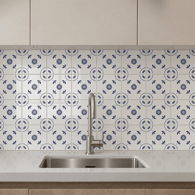 Azulejo Português Port 012 - Azul Escuro