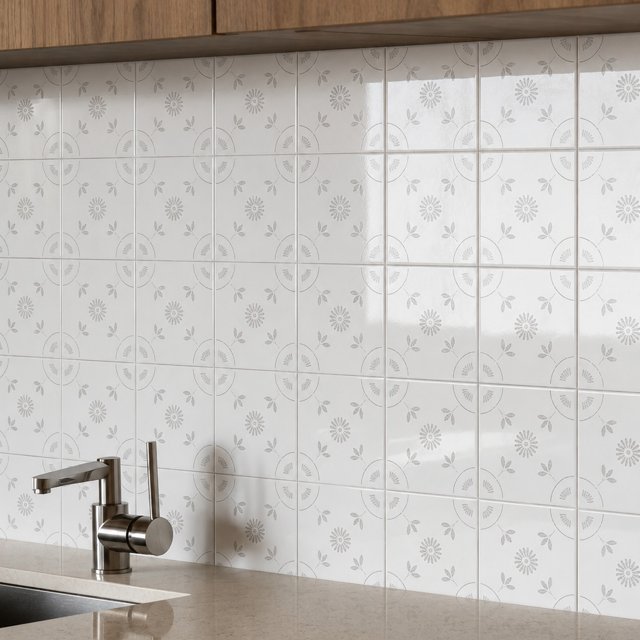 Azulejo Português Port 012 - Cinza