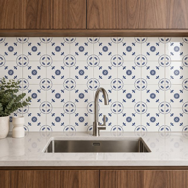 Azulejo Português Port 012 - Azul Escuro