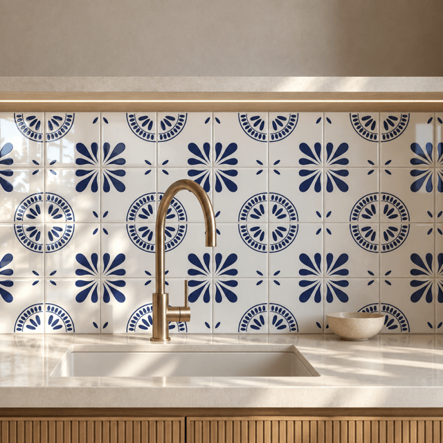 Azulejo Português Port 014 - Azul Escuro 
