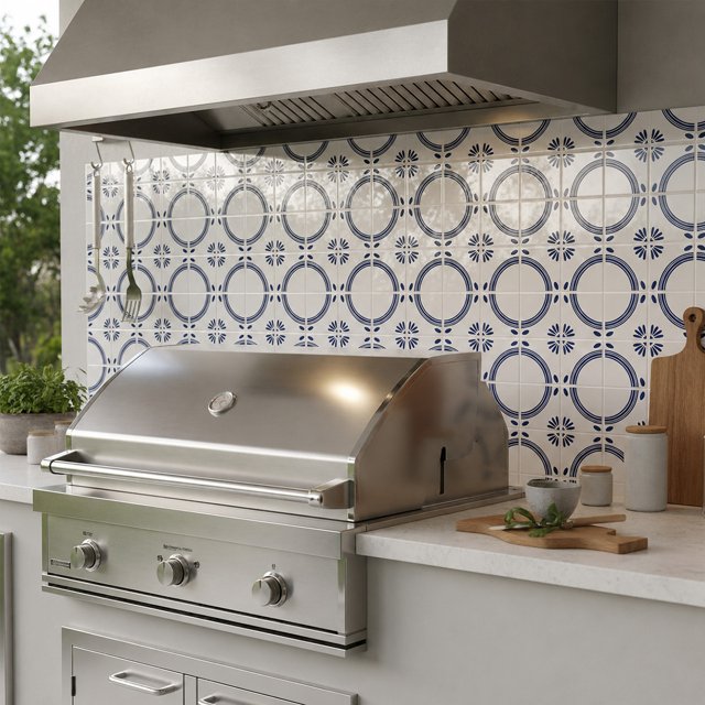 Azulejo Português - Port 016 - Azul Escuro