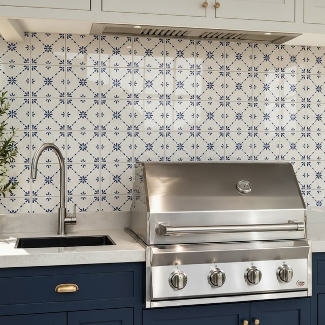Azulejo Português Port 019 -  Azul Escuro