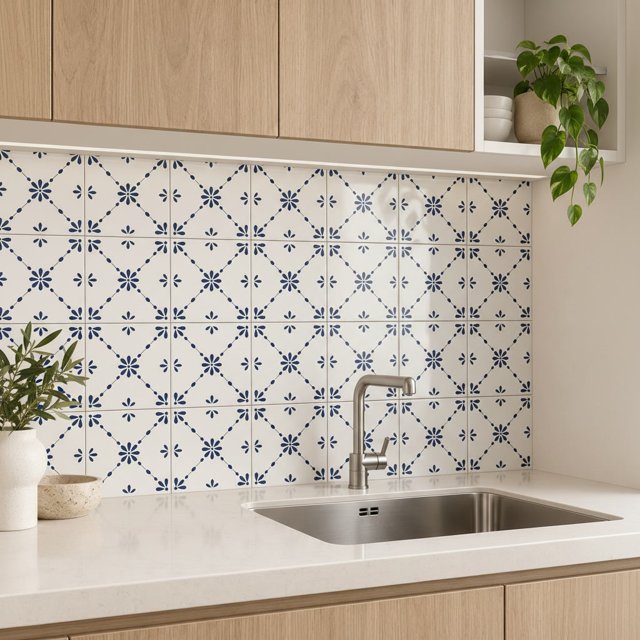 Azulejo Português Port 019 -  Azul Escuro