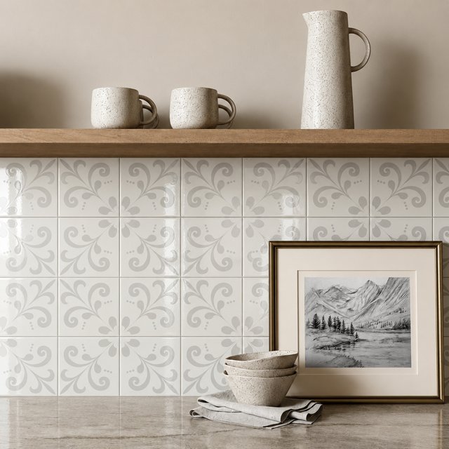 Azulejo Português Port 020 - Cinza