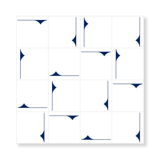 Azulejo San - Azul Escuro