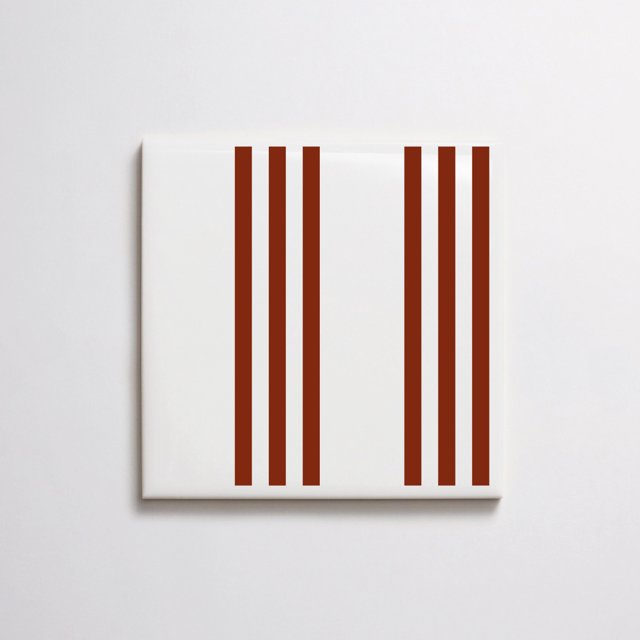 Azulejo Slim Lines - Terracota