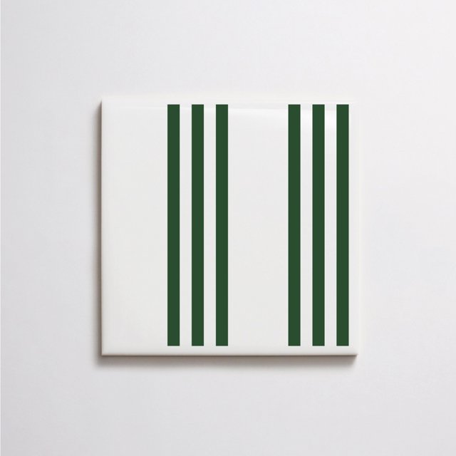 Azulejo Slim Lines - Verde Escuro
