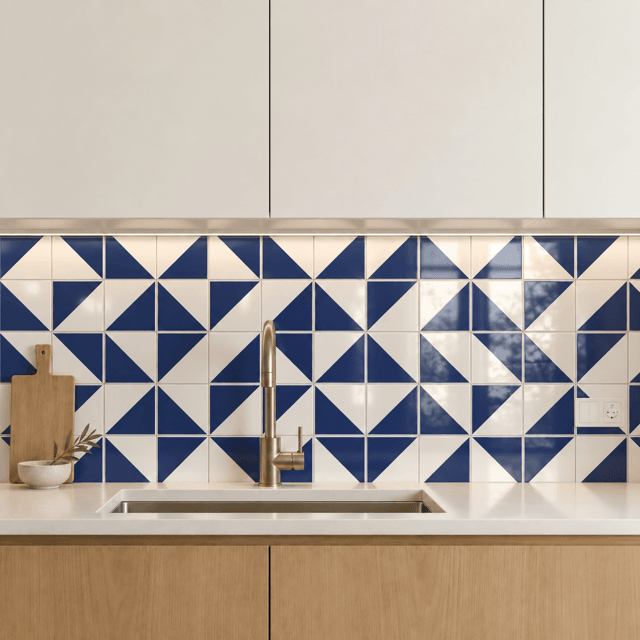 Azulejo Tok - Azul Escuro