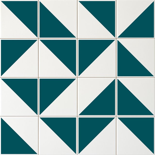 Azulejo Tok - Verde Petróleo