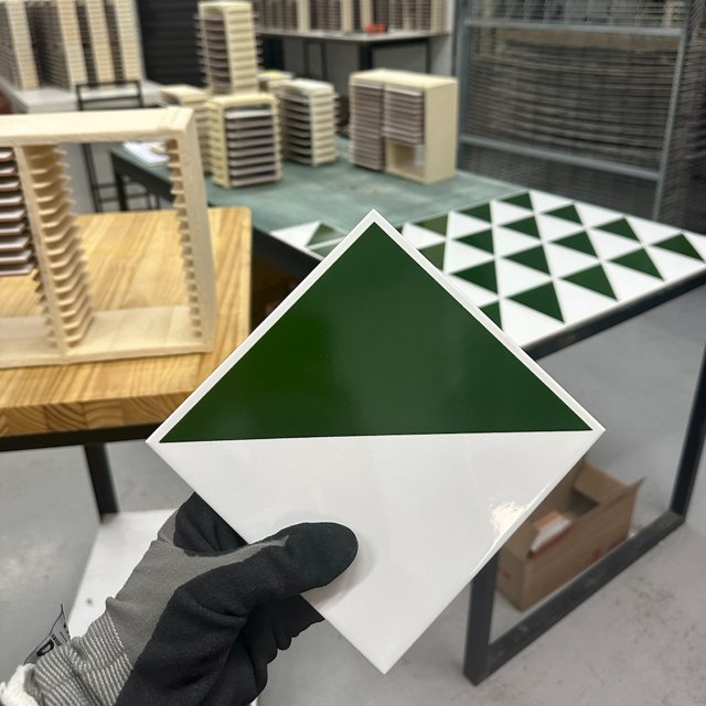 Azulejo Tok - Verde Escuro