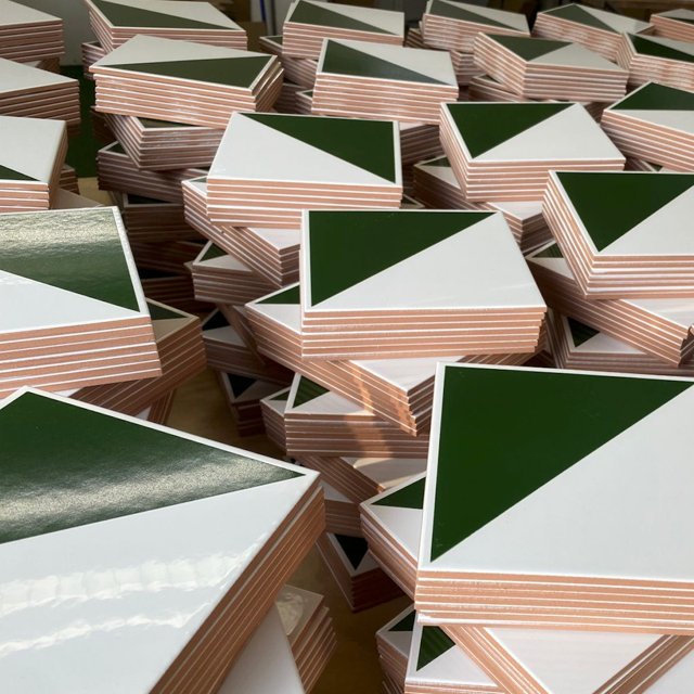 Azulejo Tok - Verde Escuro