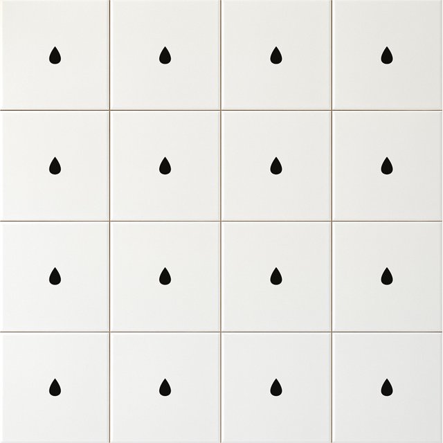 Azulejo Tuini Gota - Preto