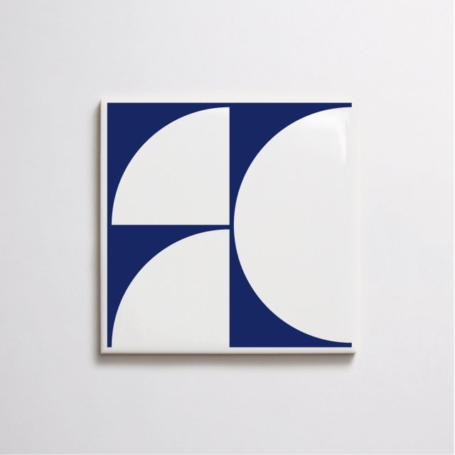 Azulejo Painel Twist - Azul Escuro