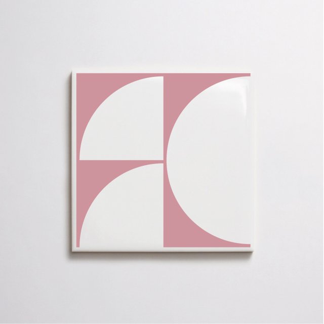 Azulejo Painel Twist - Rosa