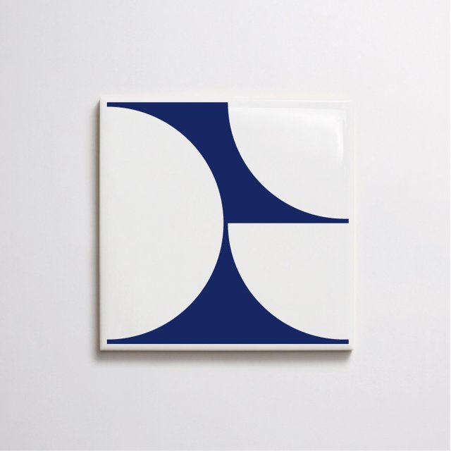 Azulejo Painel Twist - Azul Escuro