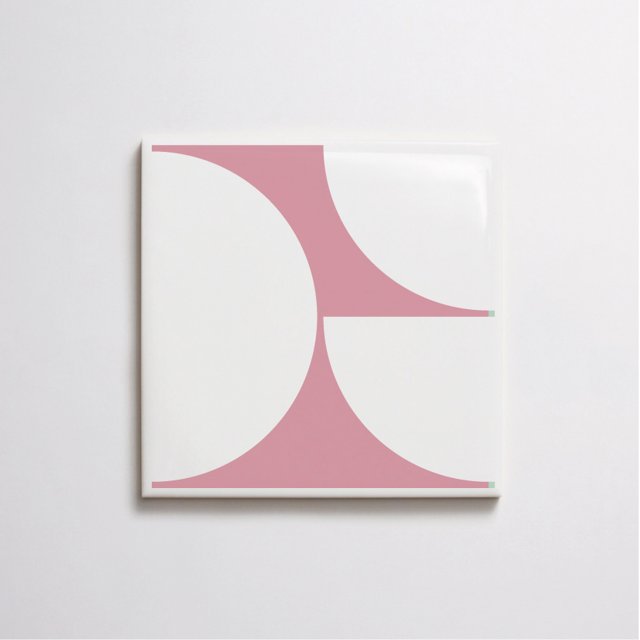 Azulejo Painel Twist - Rosa