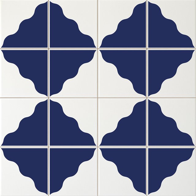 Azulejo Waves - Azul Escuro