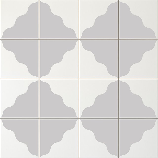 Azulejo Waves - Cinza Claro