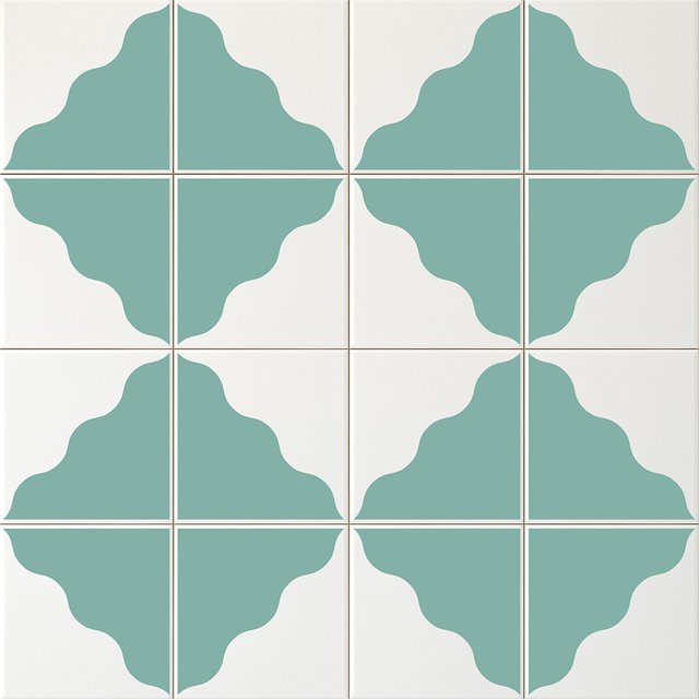 Azulejo Waves - Verde Menta