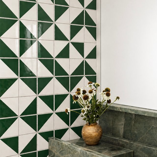 Azulejo Tok - Verde Escuro