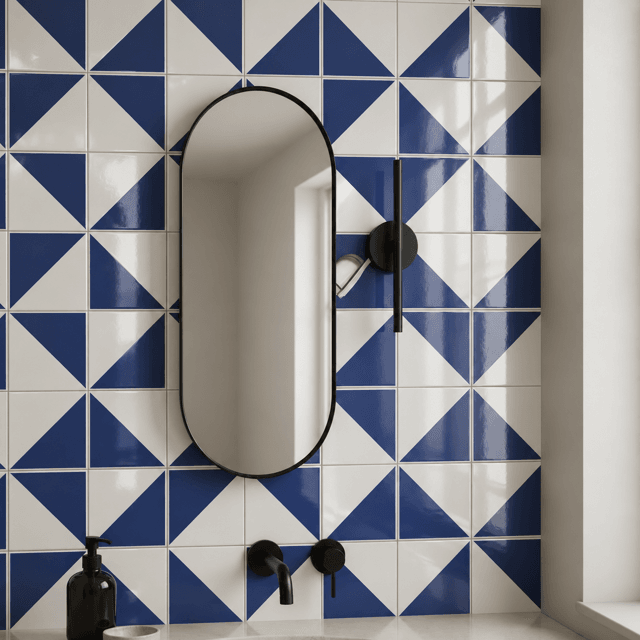Azulejo Tok - Azul Escuro