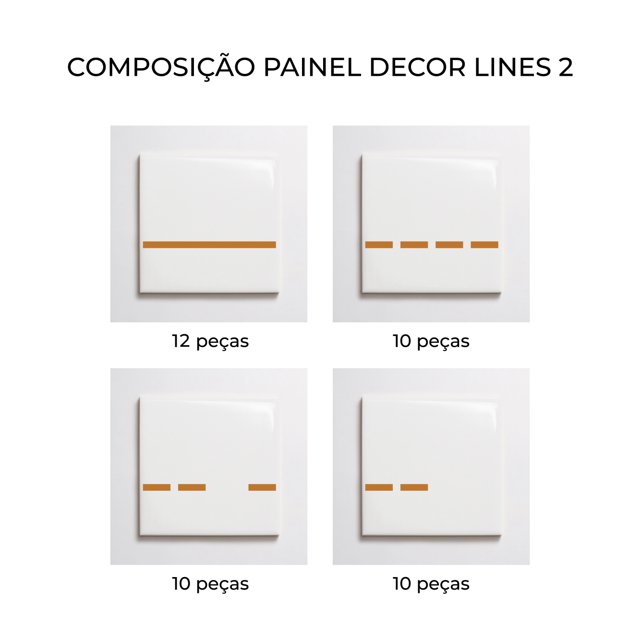 Azulejo Decor Lines 2 - Ocre