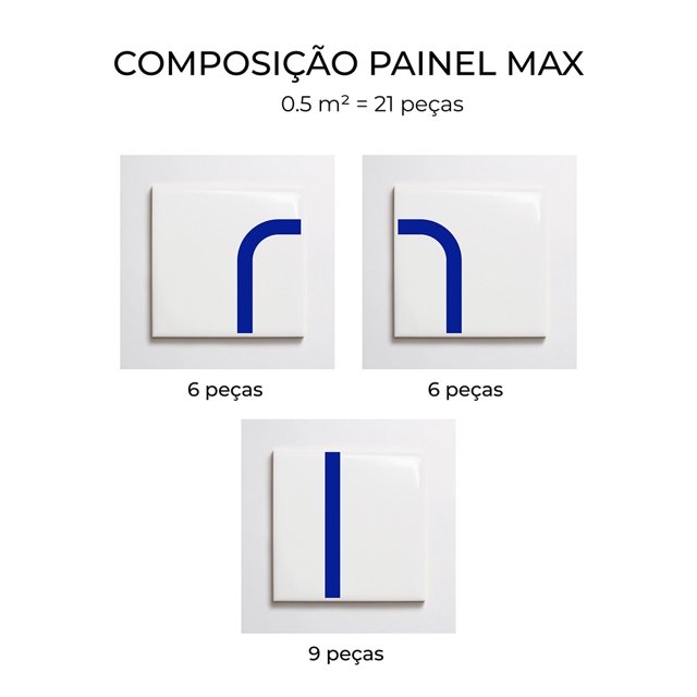 Azulejo Painel Max - Azul Bic
