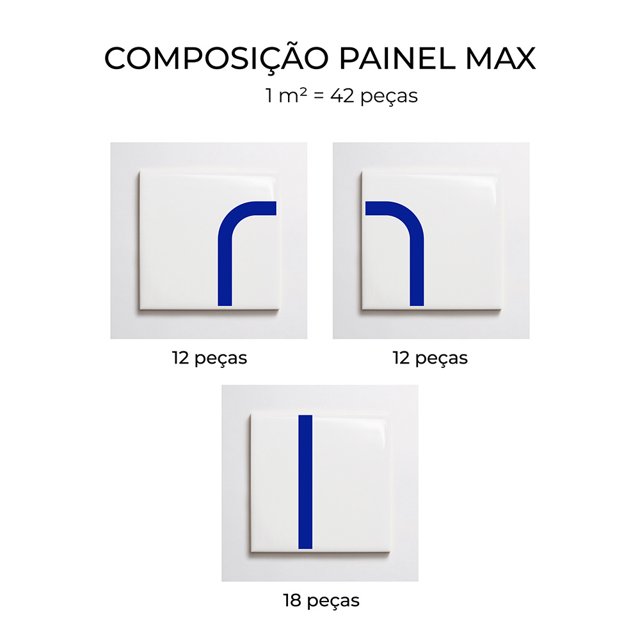 Azulejo Painel Max - Azul Bic