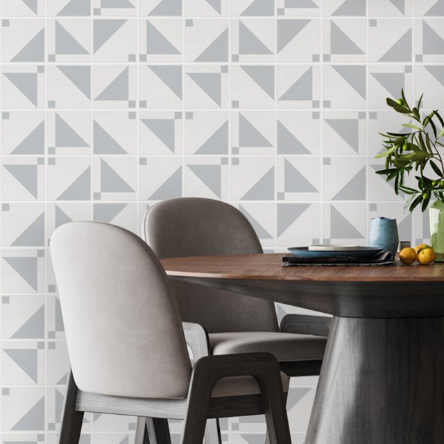 Painel Azulejo Joy - Cinza