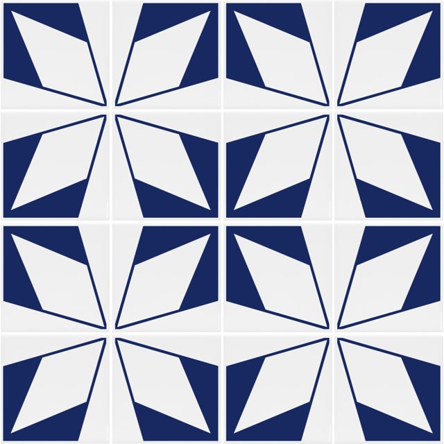 Azulejo Lumi - Azul Escuro
