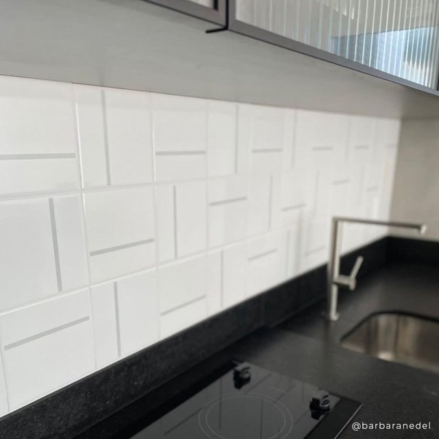 Azulejo Traço Decor Lines - Cinza 