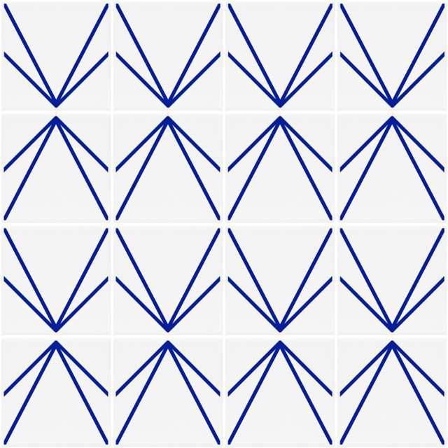 Azulejo Ami - Azul Bic 