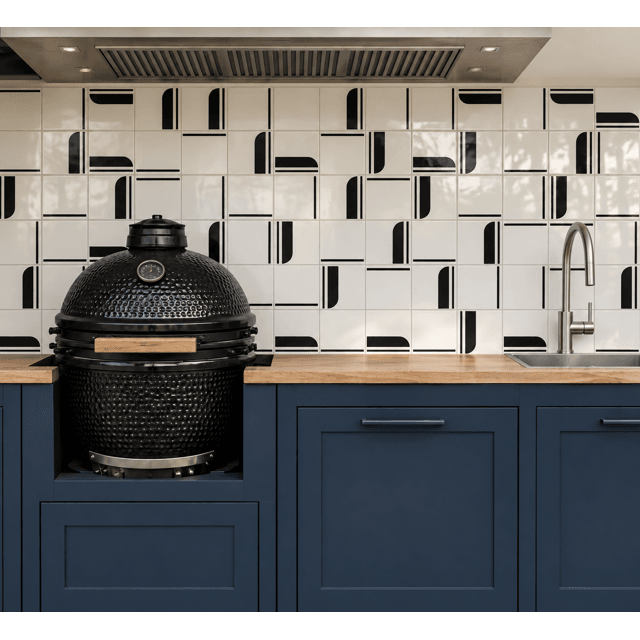 Azulejo Painel Vagão - Preto