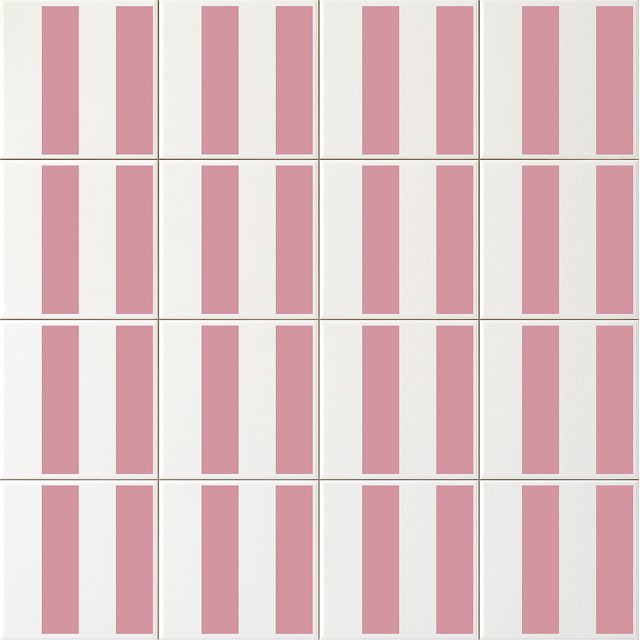 Azulejo Bold Lines - Rosa